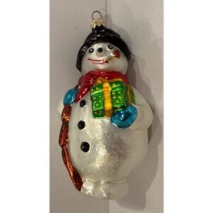Christopher Radko "Mr. Iceberg" Snowman Christmas Ornament